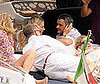 Photo Slide of Sienna Miller and Balthazar Getty Getting Cozy in Italy