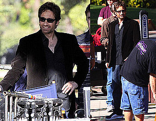 Photos of David Duchovny Filming Californication in LA