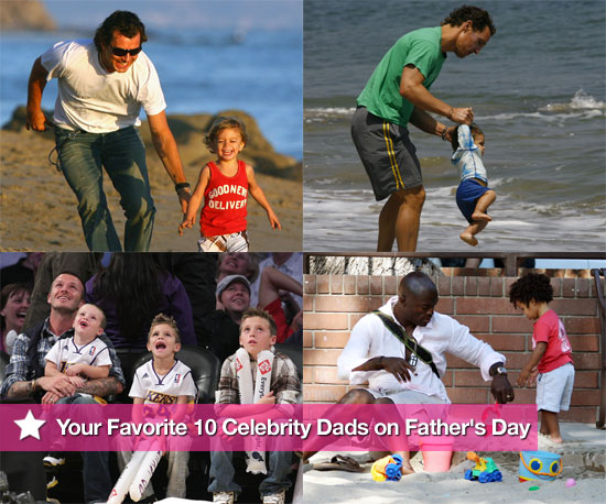 Your Favorite 10 Celebrity Dads on Father's Day