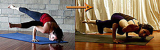Yoga Video of Scissor Legs Side Crow to One-Legged Arm Balance