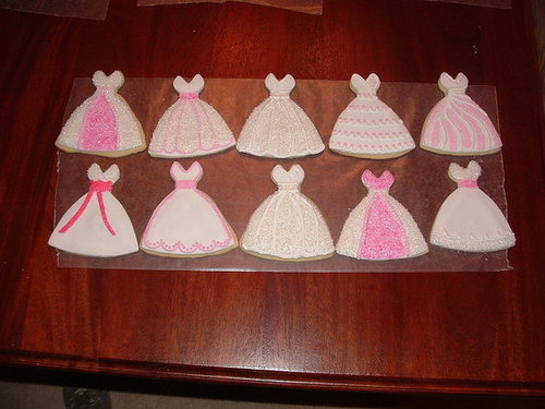 Wedding Gown Cookies