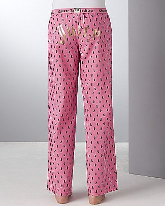 Juicy Couture "Scottie Dog" Cotton PJ Pants - Women's - Bloomingdales.com