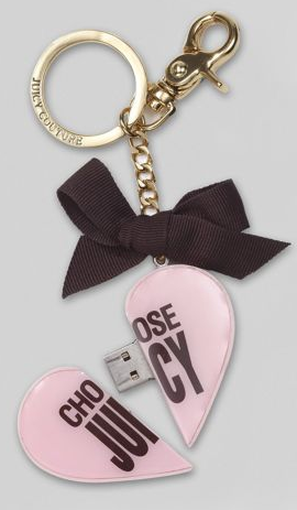 Heart-Shaped USB Keychain Heart-Shaped USB Keychain