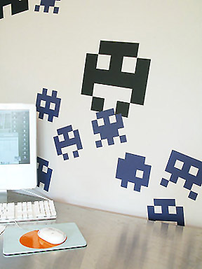 Let 8-Bit Decals Invade Your Workspace 