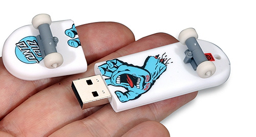 Grind It! Skateboard Shaped Flash Drive