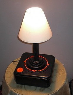 Atari Joystick Lamp Is a Functioning Lamp That Looks Like a Joystick