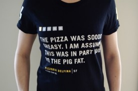 San Francisco Restaurant Delfina Printed Bad Yelp Reviews on Staff Shirts