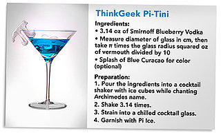 Celebrate Pi Day With Think Geek's Pi-Tini