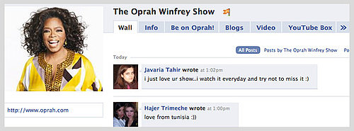 Oprah Winfrey Is On Facebook!