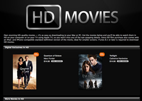 iTunes Now Offering Movies in High Definition Quality