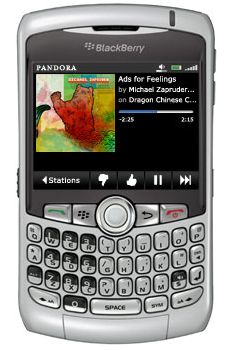 Pandora Is Now Available For the BlackBerry