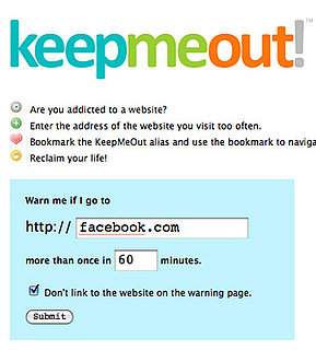 KeepMeOut Tells You When to Stop Wasting Time on a Website