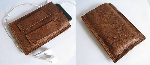 Distressed Leather iPhone Case From Etsy