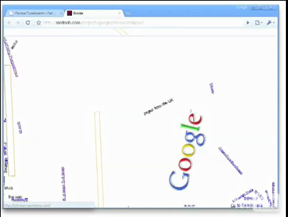 Chrome Experiments From Chrome Engineers Creates Google Gravity Video