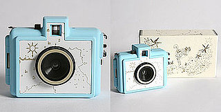 Golden Half Superheadz Blue Camera Designed by Chelsea Maika