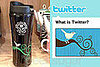Twitter Bird Logo Spotted on Coffee Bean & Tea Leaf Mug