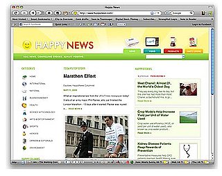 Website Happy News Only Posts Good News