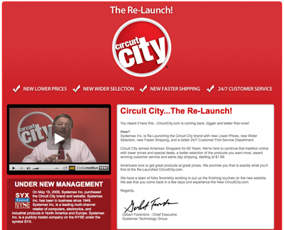 Circuit City Bought Out by Systemax Inc., Relaunching as Online Store