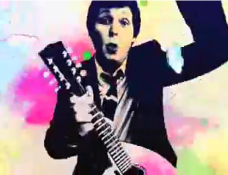 Paul McCartney Gets Down For an Apple Ad