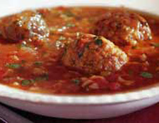 Monday's Leftovers: Mexican Meatball Soup With Rice Monday's Leftovers: Mexican Meatball Soup With Rice