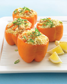 Slow Cooker Greek Stuffed Peppers Recipe Slow Cooker Greek Stuffed Peppers Recipe