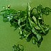 Gently unravel the tightly-wound chiffonade, and it's ready to use. 