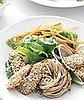 Fast & Easy Recipe For Sesame Crusted Chicken With Soba Noodles