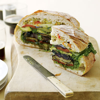 Fast & Easy Rachael Ray Recipe For Grilled Vegetable Muffulettas