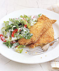 Monday's Leftovers: Crispy Chicken Cutlets & Romaine Salad Monday's Leftovers: Crispy Chicken Cutlets & Romaine Salad