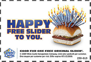 White Castle Free Slider Coupon