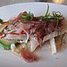 Blackfin Tuna Bacon and Speckled Hine Tiradito 