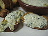 Baked Ricotta Slather With Garlic and Herbs