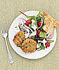Fast & Easy Dinner: Mediterranean Salad With Chickpea Patties
