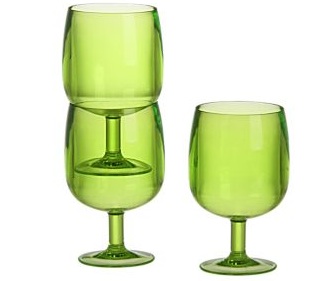 Acrylic Stacking Wine Glasses Acrylic Stacking Wine Glasses