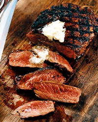 Mexican Spice-Rubbed Rib Eyes With Lime Butter Mexican Spice-Rubbed Rib Eyes With Lime Butter