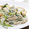 Fast & Easy Dinner: Creamy Asparagus Pasta