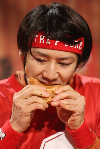 Pizza Hut P'Zone Eating Competition Pizza Hut P'Zone Eating Competition