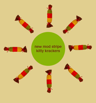New Product Alert! George Mod Stripe Kitty Krackers