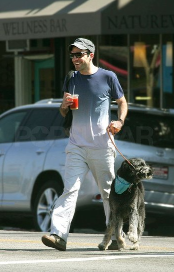 Zachary Quinto Out With His Dog 