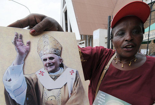 Front Page: Pope Heads to Africa With Anti-Condom Message
