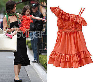 Photo of Suri Cruise Wearing a Ruffle Dress From Gap at The Grove