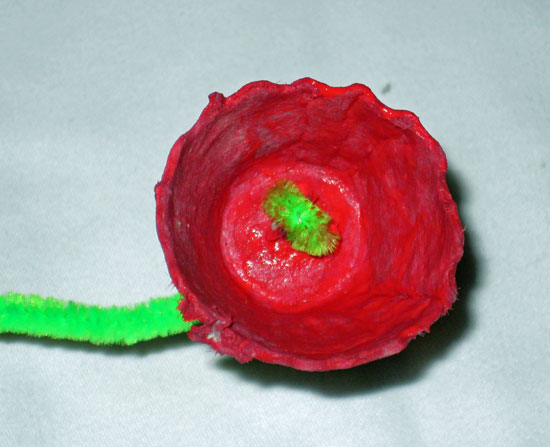 Flower Before Adding the Yellow Center