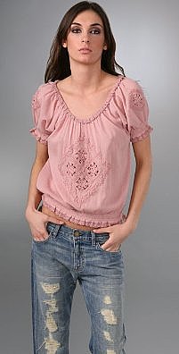 Joie Blanca Smocked Top