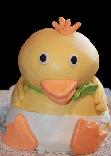 Lil' Duckie Baby Shower Cake