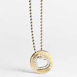 Win a Love Rocks NY Gold and Diamond "Open Heart" Necklace 