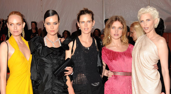 Costume Institute Gala Models