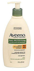 Review of Aveeno Daily Moisturizing Lotion With SPF 15 Review of Aveeno Daily Moisturizing Lotion With SPF 15