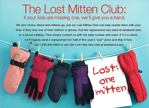 Lil Tip:  Lands' End Lost Mitten Club