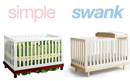Inexpensive and Expensive Versions of the Modern Baby Crib