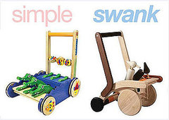 Inexpensive and Expensive Versions of Wooden Baby Walkers Inexpensive and Expensive Versions of Wooden Baby Walkers